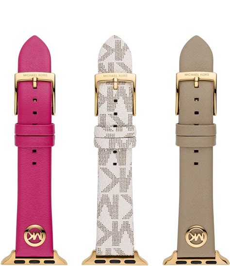 michael kors women's logo 38/40mm band for apple watch stores|Logo Strap For Apple Watch® .